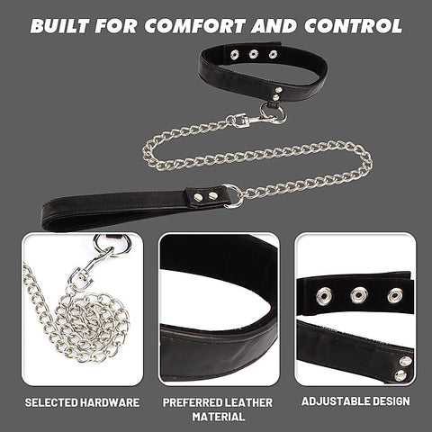 Follow the Leash Collar and Leash Set by Chisa
