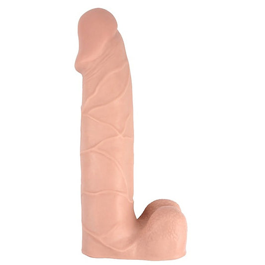 Wrestler 14in Dual Density Suction Dildo by La Viva