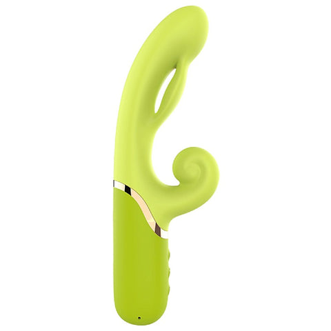 Green Bean Vibrating & Inflating Stimulator by La Viva