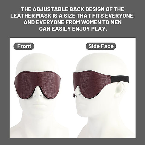 Go Black Blindfold Smooth Textured by Chisa