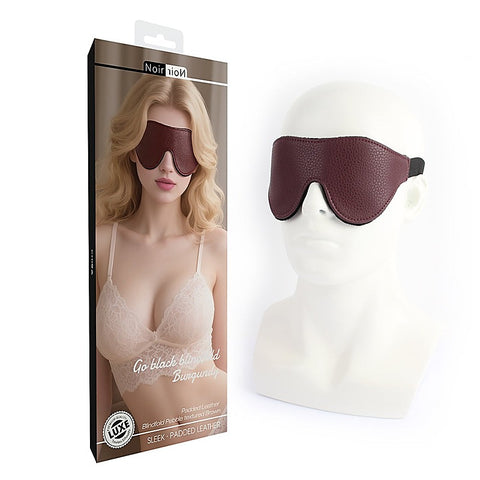 Go Black Blindfold Smooth Textured by Chisa