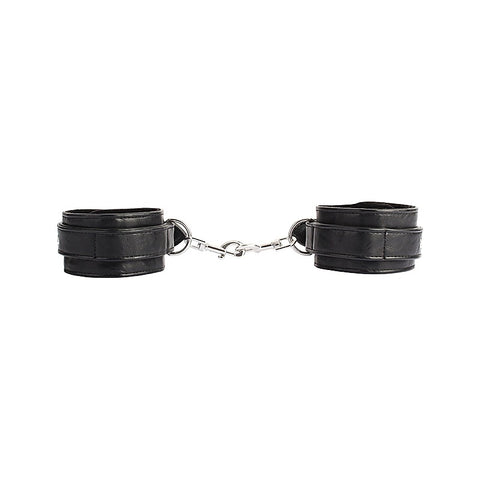 Adjustable Faux Leather Wrist Cuffs by Chisa
