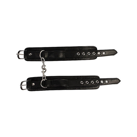 Adjustable Faux Leather Wrist Cuffs by Chisa