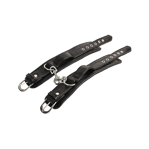 Adjustable Faux Leather Wrist Cuffs by Chisa