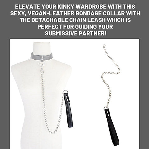 Be in Charge Faux Leather Bondage Leash by Chisa