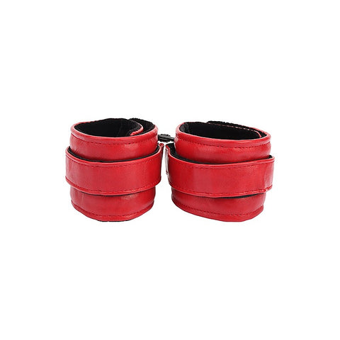 Adjustable Faux Leather Ankle Cuffs by Chisa