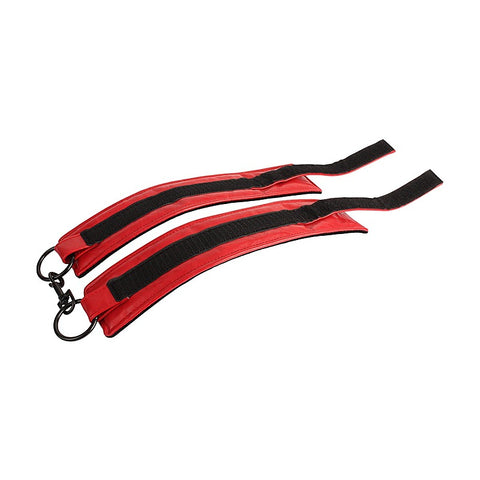 Adjustable Faux Leather Ankle Cuffs by Chisa