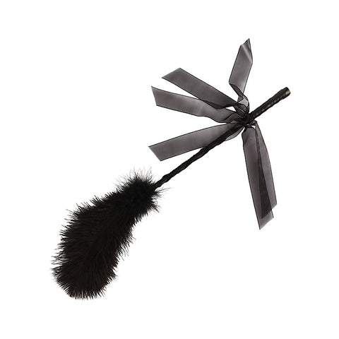 Feather Tickler with Ribbon Bow by Chisa