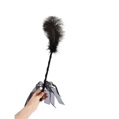 Feather Tickler with Ribbon Bow by Chisa