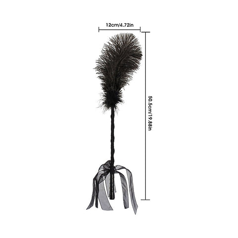Feather Tickler with Ribbon Bow by Chisa