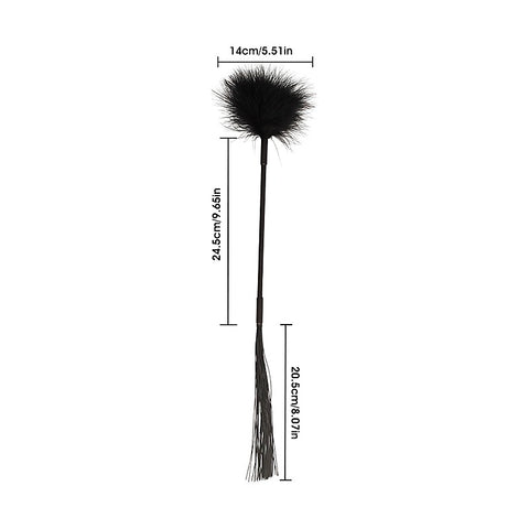Dual-Ended Feather Tickler Whip by Chisa