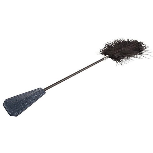 Snakeskin Feather Bondage Crop Paddle by Chisa