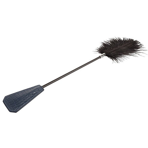 Snakeskin Feather Bondage Crop Paddle by Chisa
