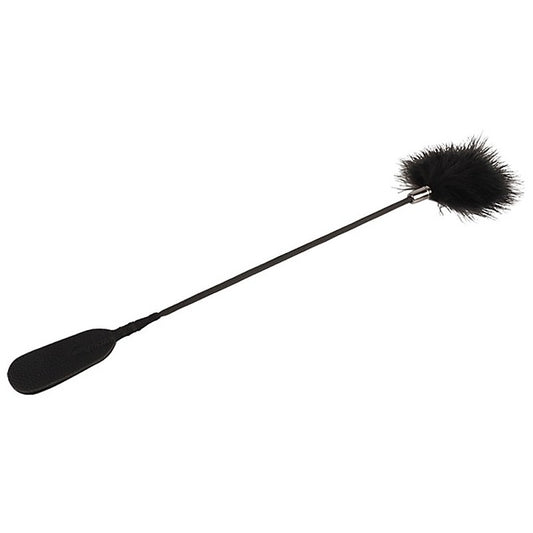 Smooth Textured Tickle Feather Bondage Crop by Chisa