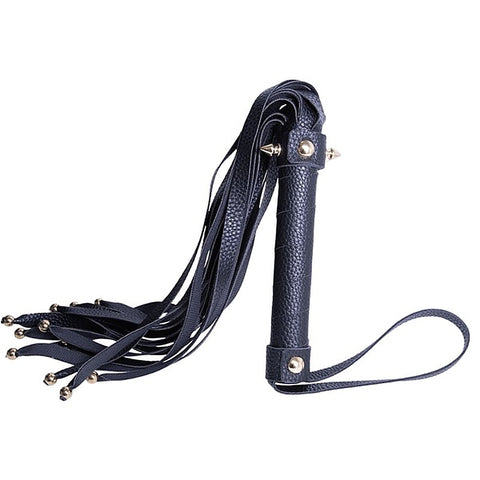 Faux Leather Spike Stud Flogger Whip by NANMA Corporation