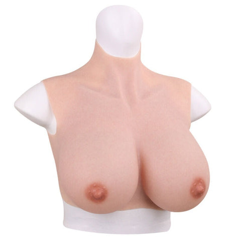 Breastplates Crossdresser Cotton Fake Tits by BDStyle