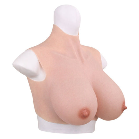 Breastplates Crossdresser Cotton Fake Tits by BDStyle