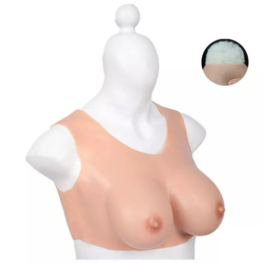 Round Collar Crossdresser Cotton Breast Forms by BDStyle