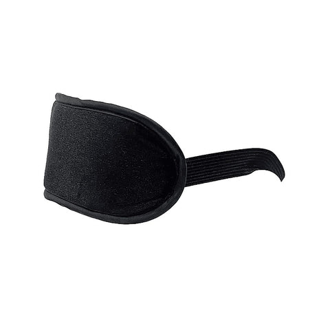 Padded Velour Blindfold Black by Love In Leather