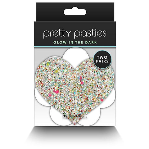 Pretty Pasties Heart and Flower Glow by NS Novelties