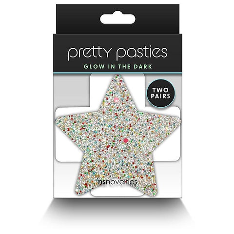 Pretty Pasties Star and Cross Glow by NS Novelties