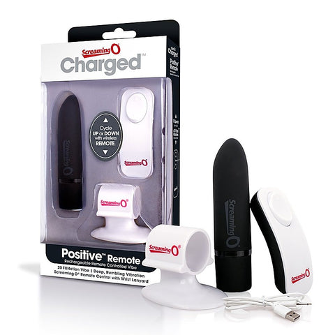 Charged Positive Remote Control Vibrator by Screaming O