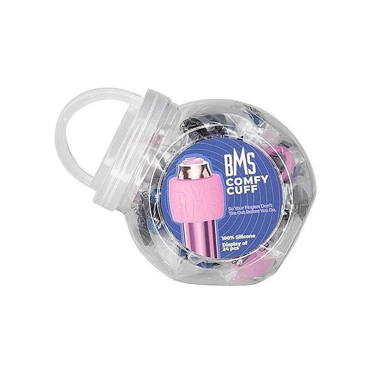 Swan Bullet Comfy Cuff Donut Cock Ring by BMS Factory