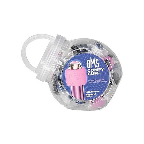 Swan Bullet Comfy Cuff Donut Cock Ring by BMS Factory