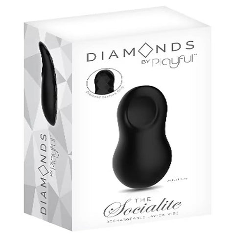 Playful Diamonds The Socialite Rechargeable Lay-On Vibrator