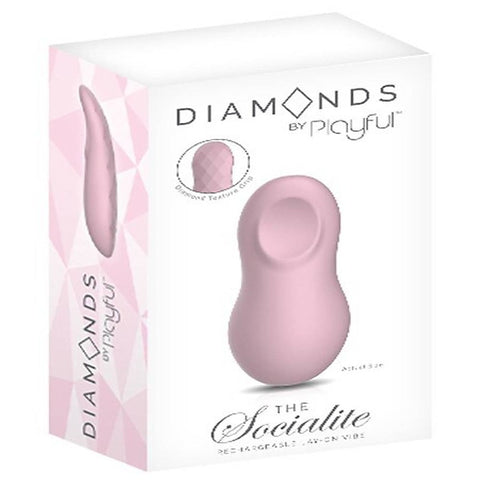 Playful Diamonds The Socialite Rechargeable Lay-On Vibrator