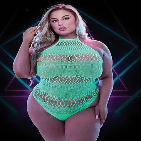 Glow In The Dark Teddy with Halter Neck by Xgen Products