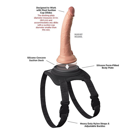 Body Dock Lap Strap On Harness by Pipedream Products