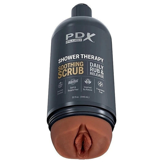 PDX Plus Shower Therapy Soothing Scrub Mens Masturbator
