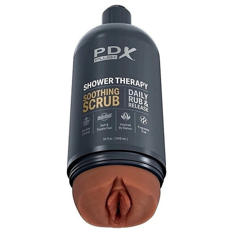 PDX Plus Shower Therapy Soothing Scrub Mens Masturbator