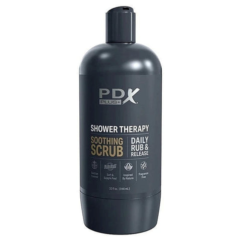 PDX Plus Shower Therapy Soothing Scrub Mens Masturbator