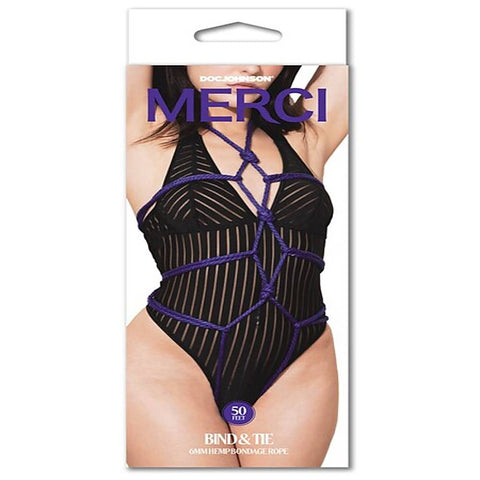 Kink Merci Bind and Tie Hemp Bondage Rope by Doc Johnson