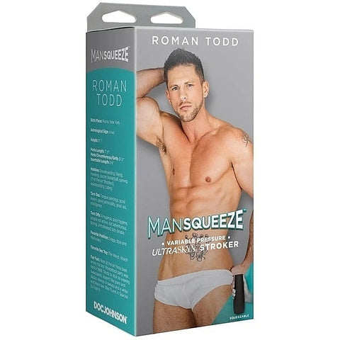 Man Squeeze Roman Todd Ultraskyn Stroker Ass by Doc Johnson