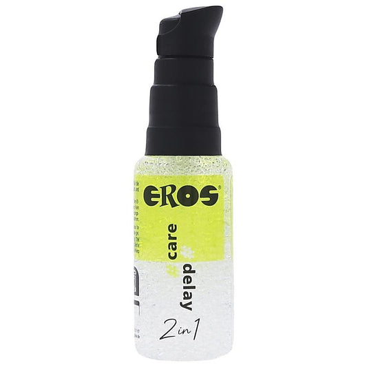 Eros 2 In 1 Care Delay Water Based Lubricant by Megasol