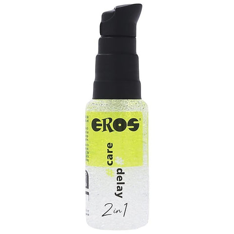 Eros 2 In 1 Care Delay Water Based Lubricant by Megasol