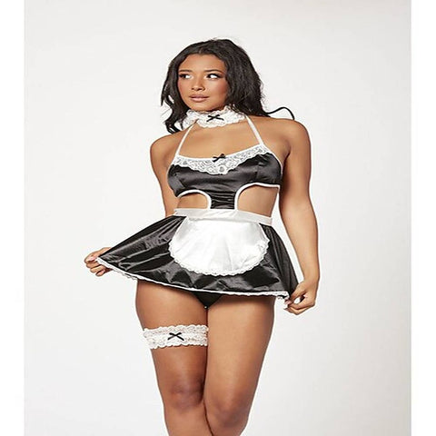 4 Piece French Maid Costume by Seven 'til Midnight