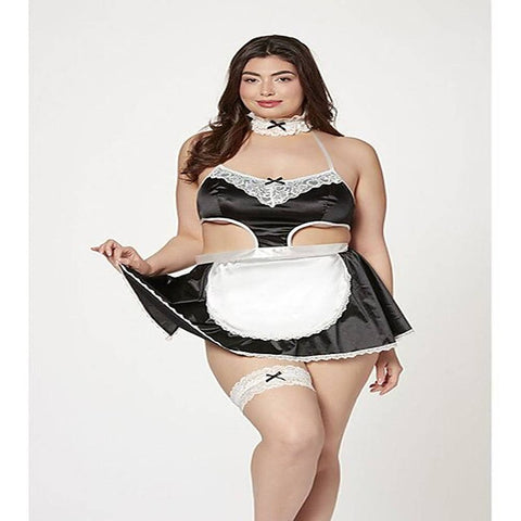 4 Piece French Maid Costume by Seven 'til Midnight