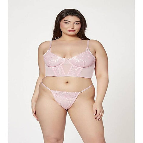 2 Piece Bustier and Thong Panty Set by Seven 'til Midnight