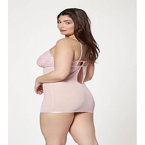 2 Piece Slim Fit Chemise and Thong Panty Set