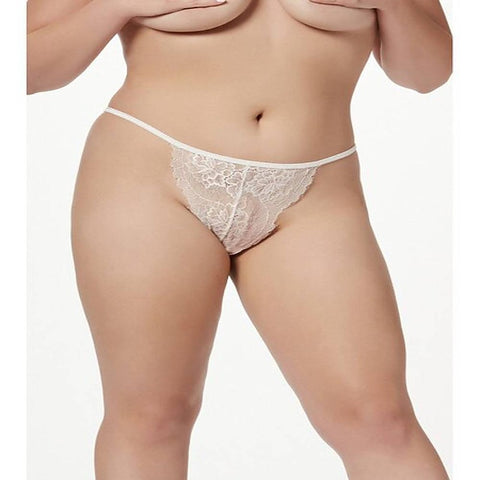Single Thong Panty With Pearl Back Detail