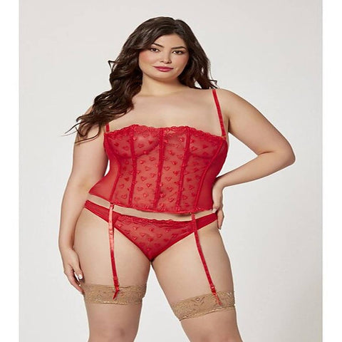 Two Piece Bustier And Panty Set by Seven 'til Midnight