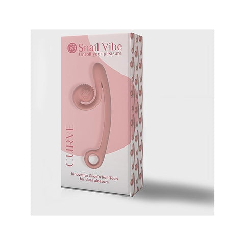 Snail Vibe Curve Rechargeable Dual Vibrator by Svibe