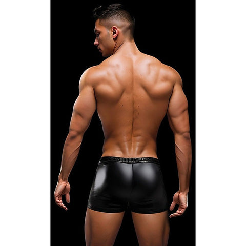 Lace Up Wetlook Trunks by Envy Menswear