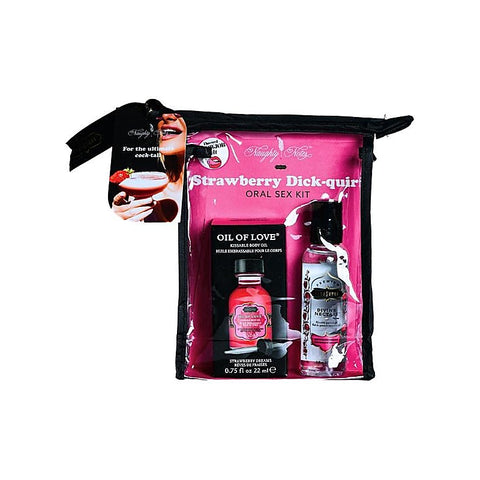 Strawberry Dick Quiri Oral Sex Cocktail Kit by Kama Sutra