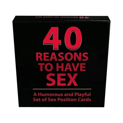 40 Reasons to Have Sex Position Card Game by Kheper Games