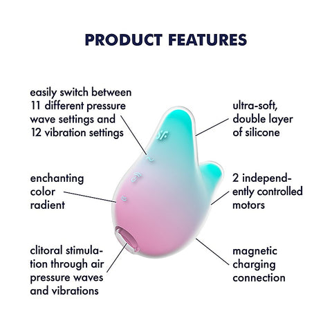 Mermaid USB Rechargeable Clitoral Vibrator by Satisfyer